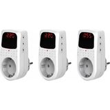 Ayrex Akım Korumalı Regülatör Priz - 4000W Yüksek Güç, Düşük Voltaj Koruması (150V-210V), - Çok Renkli