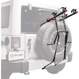 Ayrex Allen Sports Deluxe 2-Bisiklet Yedek Lastik Monteli Taşıyıcı, Model 322DN, Siyah - Genel