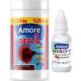 Ayrex Amore Betta Granulat 125 ml 56 gr Akvaryum Beta Balık Yemi ve Balık Vitamini - Genel