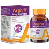 Ayrex Argivit Magnizinmore Magnezyum, Çinko ve Vitamin D Içeren Takviye Edici Gıda 60 Tablet - 100 gr