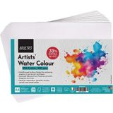 Ayrex Artists Suluboya Kağıdı 300 Gsm -%25 Pamuk, Soğuk Preslenmiş, 18 + 6 Yaprak Içerir Ücr - Çok Renkli - Genel