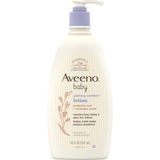 Ayrex Aveeno Baby Bebek Yatıştırıcı Rahat Nemlendirici Losyon, Rahatlatıcı Lavanta ve Vanilya Kokusu, Yağsız Vücut Losyonu, Doğal Yulaf Ezmesi ve Dimetikon, Paraben ve Ftalat Içermez, 18 Fl. Oz