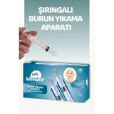 Ayrex Baby Burun Yıkama Aparatı, 2 Adet Şırınga, 2 Adet Silikon Uç - Çok Renkli