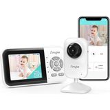 Ayrex Bebek Video Monitörü, Bebek Wifi Kamerası, 2.8 Inç Ekran ve Uygulama Kontrolü, 1000 Ft Uz - Genel