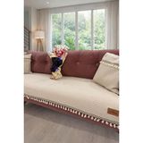 Ayrex Bohem Koltuk Örtüsü Seti | 2 Adet 40X40 Kırlent Kılıfı| Modern & Şık Salon Dekoru - 0,6 x 19 x 29 cm - Çok Renkli