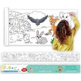 Ayrex Bolivia's Çocuk Çizim Rulosu, 300X38CM Büyük Boy Dıy Yapışkan Duvar Boyama Kağıdı, Ha - Çok Renkli - Genel