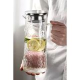 Ayrex Borosilikat Cam Kare Sürahi 1300ML Cam Sürahi 2583 - Çok Renkli - --