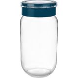 Ayrex Cam Kavanoz, Cam Saklama Kabı, Sızdırmaz Kaplar (Lacivert, 1000 Ml) - Çok Renkli - 24 Adet - 0,8 ml
