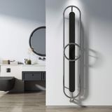 Ayrex Carisa Aiden Paslanmaz Çelik Havlupan Modern Tasarım Ayna Polisaj 180 x 35 cm - Çok Renkli - Metal