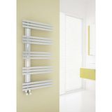 Ayrex Carisa Alias Paslanmaz Çelik Havlupan Modern Tasarım Ayna Polisaj 100 x 50 cm - Çok Renkli - Metal