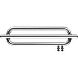 Ayrex Carisa Swing Paslanmaz Çelik Havlupan Modern Tasarım Ayna Polisaj 25 x 100 cm - Çok Renkli - Metal