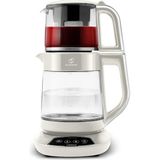 Ayrex Çaysever 3 In 1 Konuşan Cam Çay Makinesi Su Isıtıcı ve Mama Suyu Hazırlama 1700W Starli - Çok Renkli
