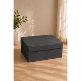 Ayrex Çok Amaçlı Organizer Lüks Saklama Kutusu Düzenleyici Hurç (Baza Boy 50 * 40 * 19 Cm) - Genel - Çok Renkli