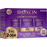 Ayrex Collagen & Biotin Hacim Şampuanı | 3 x 300 ml | Ince Telli ve Hacimsiz Saçlar Için | Hid - 1 Adet