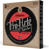 Ayrex D'addario 3'lü Paket, Klasik Gitar Tel Seti, Pro-Arte, Sılve - Çok Renkli - Genel