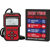 Ayrex Dailytech 2025 Obd2 Arıza Tespit Cihazı, Hata Kodu Okuma ve Silme, Canlı Veri Akışı, Tü - Genel - 2 Adet