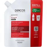 Ayrex Dercos Energy+ Dökülme Karşıtı Şampuan Yeniden Dolum Paketi 400 ml | Tüm Saç Tipleri, - 1 Adet