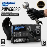 Ayrex Dolphin Nitril Powergrip Ekstra Kalın Elmas Dokulu Iş Eldiveni M 50'li Paket - Genel