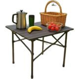 Ayrex Ecrou Hafif Taşıma Çantalı Katlanır Kamp Piknik Bahçe Masası Siyah 50 x 50 x 50 cm - Genel - Renkli