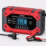 Ayrex Enshall 12V 6A Akıllı Hızlı Akü Şarj Cihazı - Lifepo4, Jel, Agm ve Kurşun Asit Akü Ş