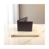 Ayrex Erkek Vegan Deri Cüzdan, Kağıt Para Bölmeli, Ince ve Şık Tasarım (Kahverengi) - 1 Parça - Çok Renkli