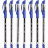 Ayrex Faber Castell 1425 Mavi Iğne Uçlu Tükenmez Kalem, 0,7 Mm, 7'li Set - Çok Renkli - Genel
