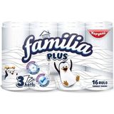 Ayrex Familia Plus 3 Katlı Tuvalet Kağıdı (1 x 16 Adet) - Çok Renkli
