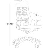 Ayrex Flexo Pro Ofis Çalışma Oyuncu Sandalyesi Şef Gri Kumaş Ergonomik 3D Kolçak Ayarlanabilir - Çok Renkli - Genel