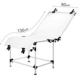 Ayrex Gdx 60X130 cm Profesyonel Ürün Çekim Masası Ayarlanabilir Eğimli Katlanır Çekim Seti