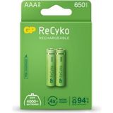 Ayrex Gp Recyko 650 Mah Aaa Şarjlı Telsiz Telefon Pili Içinde2 Ad Var - Çok Renkli - 1 Parça