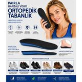 Ayrex Hafızalı Visko Ortopedik Tabanlık, Memory Foam Teknoloji, Iç Ayakkabı Tabanı, Topuk Dik - Genel