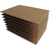 Ayrex Hobialem 10 Adet, Duralit, 20X30 Cm, Mdf, Ahşap Levha, 3 Mm, Resim Altlığı - Çok Renkli - Genel