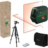 Ayrex Home And Garden Universallevel 2 Çapraz Çizgi Lazeri Set (Tripod, 2 x Pil (Aa), Yumuşak Sak - Genel