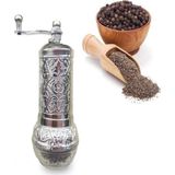 Ayrex Hyd Gümüş Renk Otantik El Yapmı Kahve Karabiber Tuz Pirinç Değirmeni Mini Öğütücü Çok Renkli - 0,2 kg