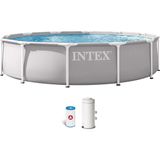 Ayrex Intex 26712 366X76CM Premium Prefabrik Havuz Seti 220V Filtreli - Genel