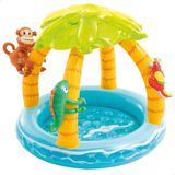 Ayrex Intex Tropical Island Baby Pool Tropikal Adalar Bebek Havuzu - 0 - 3 Yaş