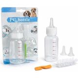 Ayrex Jouis Yavru Kedi Köpek Biberonu 50 ml – Evcil Hayvan Süt ve Mama Besleme Şişesi Seti, Ö - 1