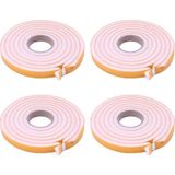 Ayrex Kapı Sünger Bandı, Rüzgar Önleyici Izolasyon Bant, 19MM x 9mm x 2.5mt (4) - Genel - Çok Renkli
