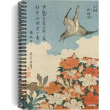 Ayrex Katsushika Hokusai/cuckoo And AZALEAS,1834 / Spiralli Defter 06 / A5 / Çizgisiz / 100 Sayfa / - Çok Renkli - Genel