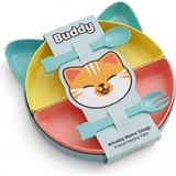 Ayrex Kitty 7 Parça Mama Tabağı Seti, Bölmeli, Bpa Içermez, Bulaşık Makinesinde Yıkanabilir - Genel
