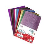 ayrex kraf kıds eva 20x30 2 mm simli yapışkanlı 10'lu kargo - Çok Renkli - Genel