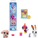 Ayrex Littlest Pet Shop Bandai Park Pets BF00598 Seti, 3 Evcil Hayvan, Aksesuar, Koleksiyon Kartı V - Standart