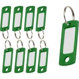 Ayrex Lucky Line Esnek Renkli Plastik Anahtar Etiketi, 3/4" Bölünmüş Halka, 50 Etiket (16940) - Çok Renkli - Genel