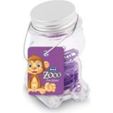 Ayrex Mas Zoo - Cam Kavanozda Plastik Kapli Atas - No:2 - Mor - Çok Renkli - Genel