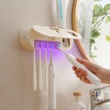 Ayrex Mioji UV5F 1200MAH Şarj Edilebilir Uv Sterilizatörü Otomatik Diş Fırçası Tutucusu - Çok Renkli