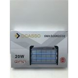 Ayrex Mor Işıklı Tavana Askılı Uv 20W Sinek Öldürücü Elektronik Cız Cihazı Sivrisinek+Tü - Genel