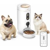 Ayrex Mova Nutripal 10 Ultra Akıllı Evcil Hayvan Mama Makinesi, 4l Kapasite, Ai Besleme Programı, 1080P Hd Kamera, Çift Yönlü Ses, Pil Destekli