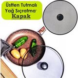 Ayrex Neler Geldi Neler 29 cm Yağ Sıçratmaz Tel Kapak Üstten Tutmalı Metal Kızartma Kapağı T - Çok Renkli - Genel
