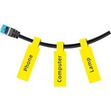 Ayrex Nıımbot Termal Kablolu Etiketler, 12,5 x 109 mm Etiket Yazıcısı, Termal Kağıt, D110 D11 D - Çok Renkli - Genel