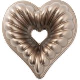 Ayrex Nordic Ware, Nordicware 55548 Kek Kalıbı, Kalpli Çelenk, Alüminyum Döküm, Hacim: 2.5lt, - 1 Adet - 26 x 26 x 7 cm